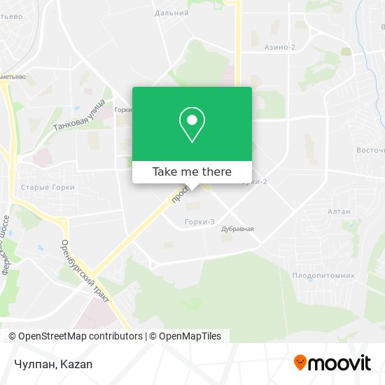 Чулпан map