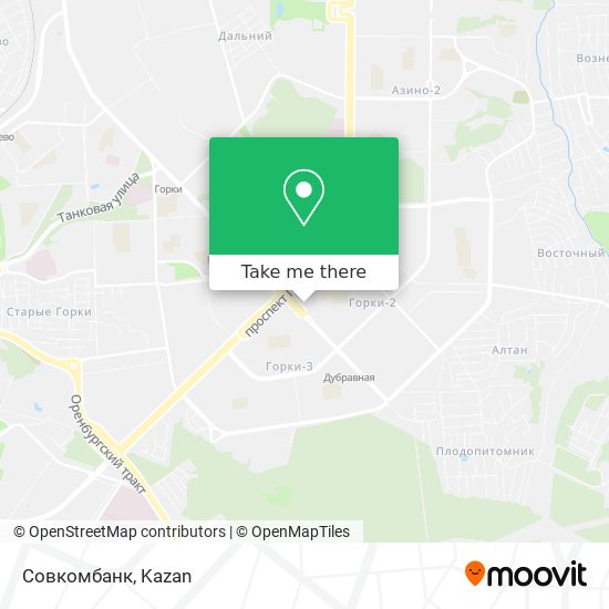 Совкомбанк map