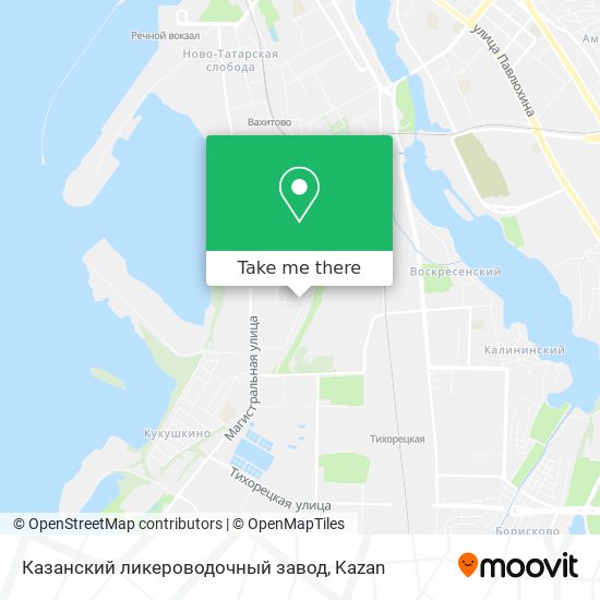 Казанский ликероводочный завод map