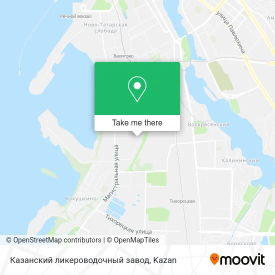 Казанский ликероводочный завод map