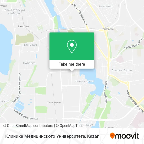 Клиника Медицинского Университета map