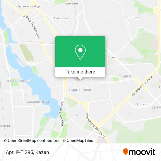 Apt. P-T 295 map