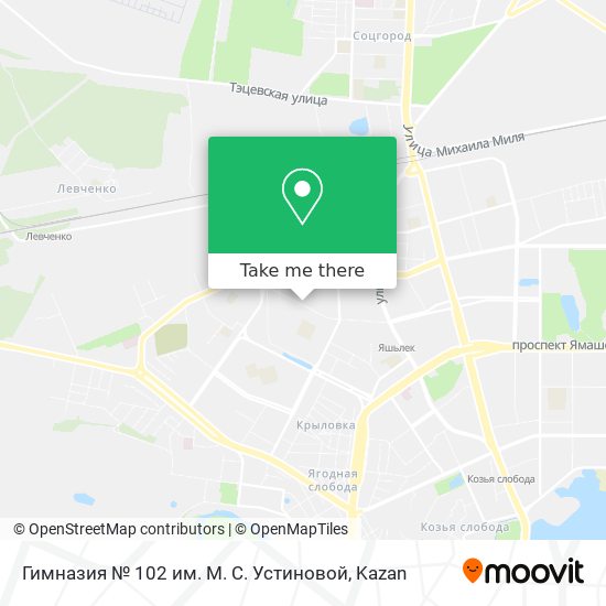 Гимназия № 102 им. М. С. Устиновой map