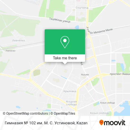 Гимназия № 102 им. М. С. Устиновой map