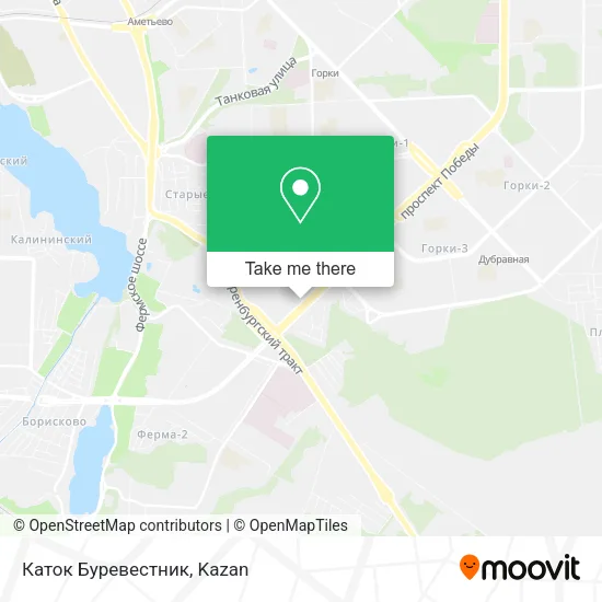 Каток  Буревестник map