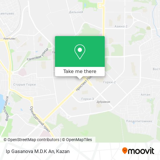 Ip Gasanova M.D.K An map