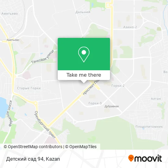 Детский сад 94 map