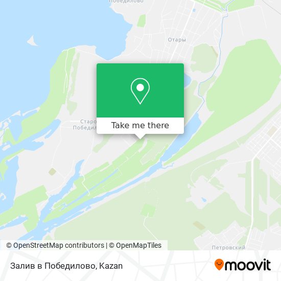 Залив в Победилово map