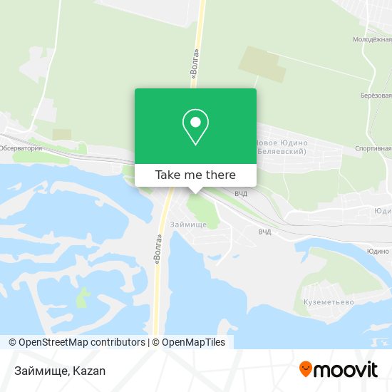 Займище map