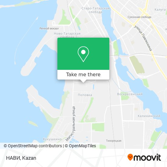 НАВИ map
