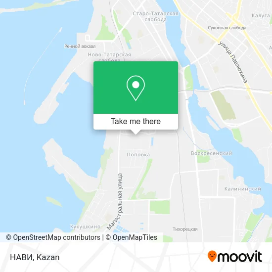 НАВИ map