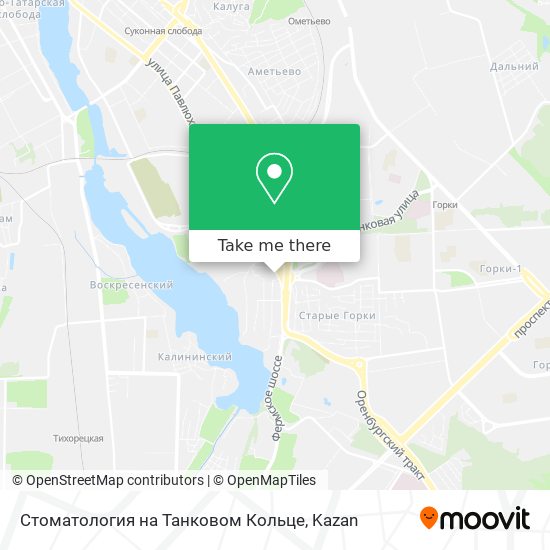 Стоматология на Танковом Кольце map