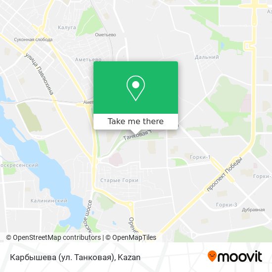 Карбышева (ул. Танковая) map