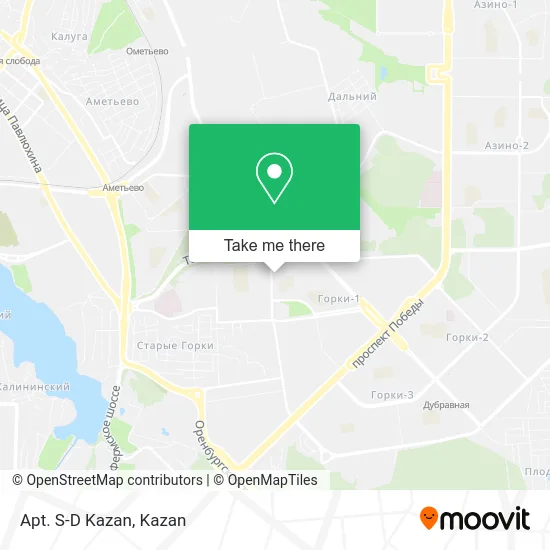 Apt. S-D Kazan map