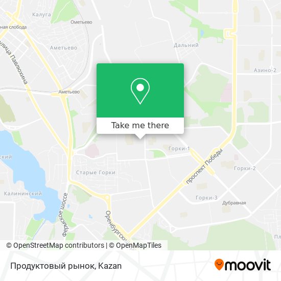 Продуктовый рынок map