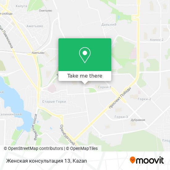 Женская консультация 13 map