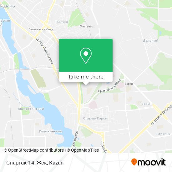 Спартак-14, Жск map