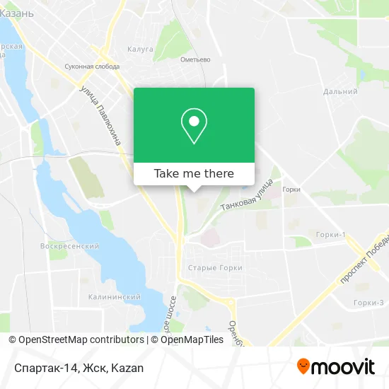 Спартак-14, Жск map