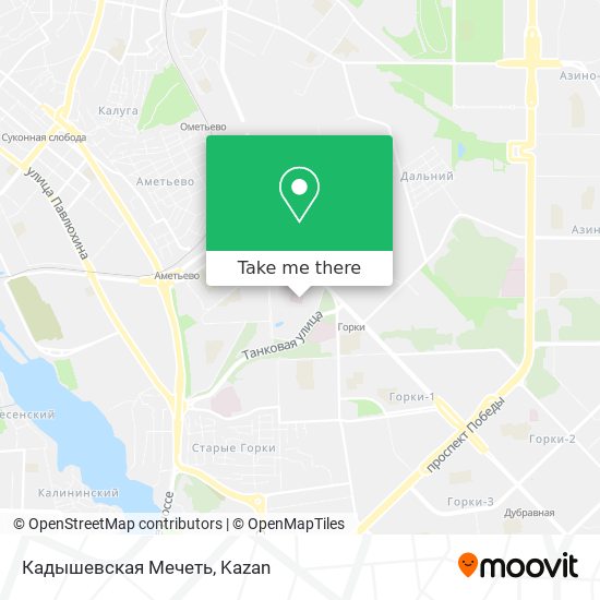 Кадышевская Мечеть map