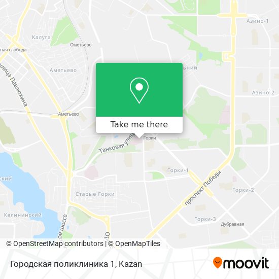 Городская поликлиника 1 map