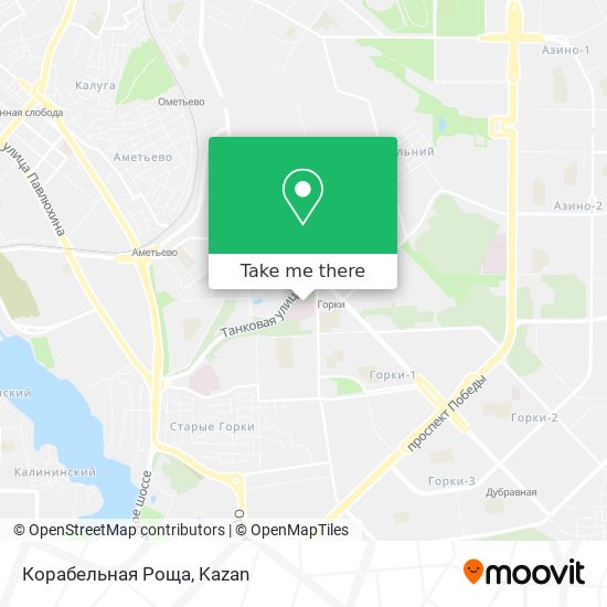 Корабельная Роща map