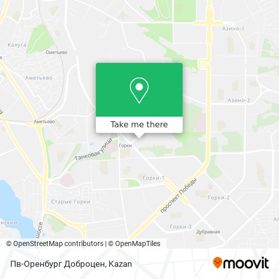Пв-Оренбург Доброцен map