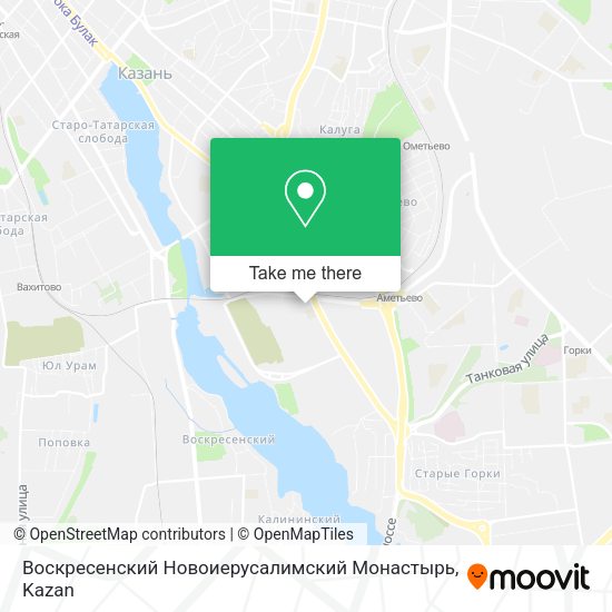 Воскресенский Новоиерусалимский Монастырь map