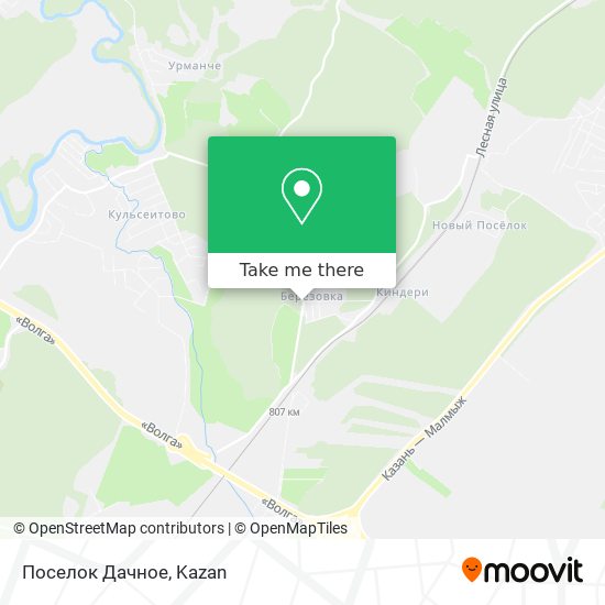 Поселок Дачное map