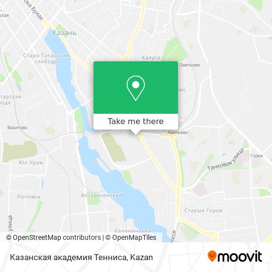 Казанская академия Тенниса map