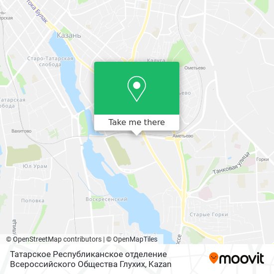 Татарское Республиканское отделение Всероссийского Общества Глухих map
