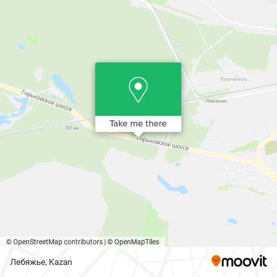 Лебяжье map