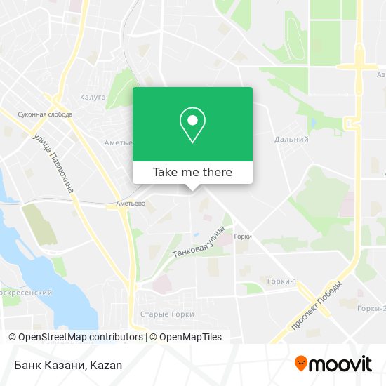 Банк Казани map