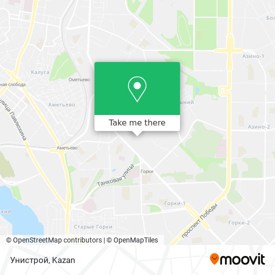 Унистрой map