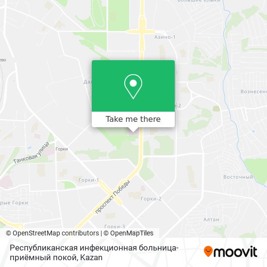 Республиканская инфекционная больница-приёмный покой map