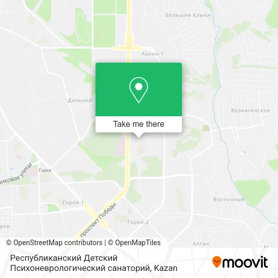 Республиканский Детский Психоневрологический санаторий map