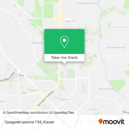 Средняя школа 156 map