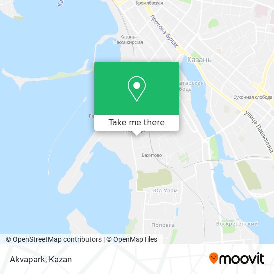 Akvapark map