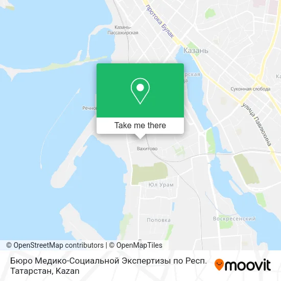 Бюро Медико-Социальной Экспертизы по Респ. Татарстан map