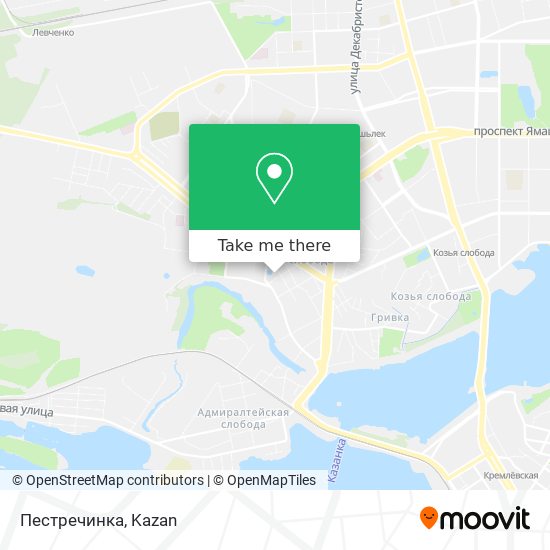 Пестречинка map
