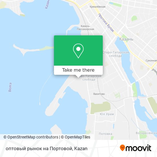 оптовый рынок на Портовой map