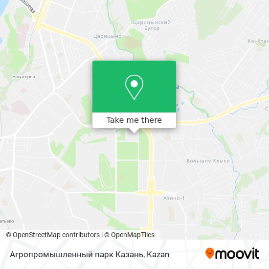 Агропромышленный парк  Казань map