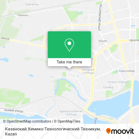 Казанский Химико-Технологический Техникум map