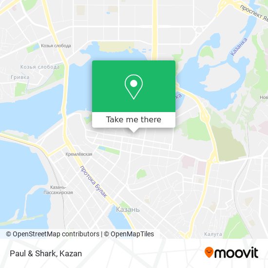 Paul & Shark map
