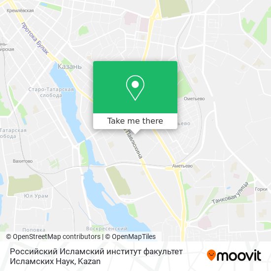 Российский Исламский институт факультет Исламских Наук map