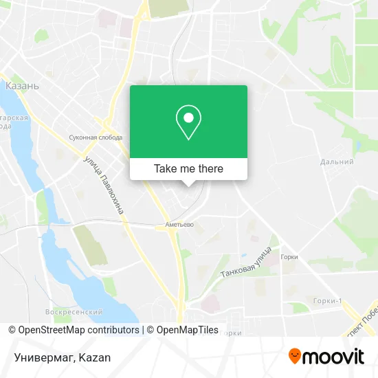 Универмаг map