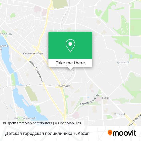 Детская городская поликлиника 7 map