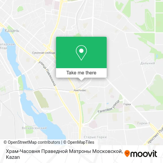 Храм-Часовня Праведной Матроны Московской map