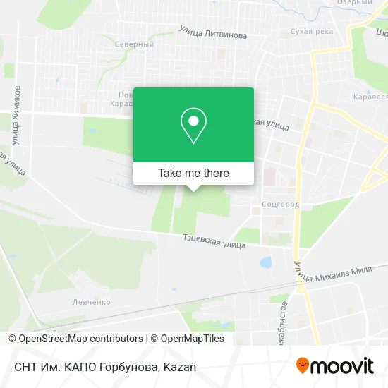 СНТ Им. КАПО Горбунова map