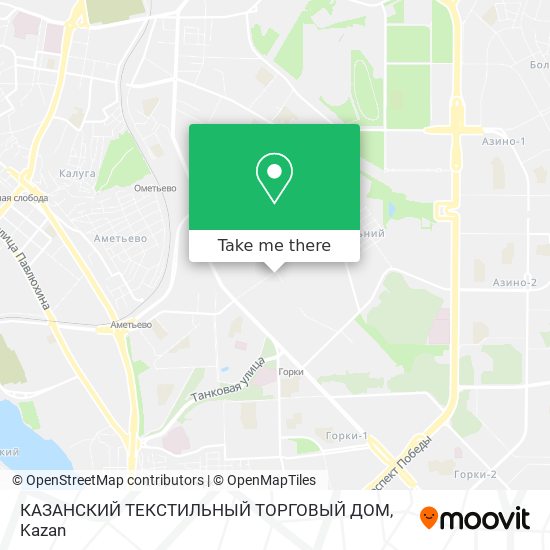 КАЗАНСКИЙ ТЕКСТИЛЬНЫЙ ТОРГОВЫЙ ДОМ map