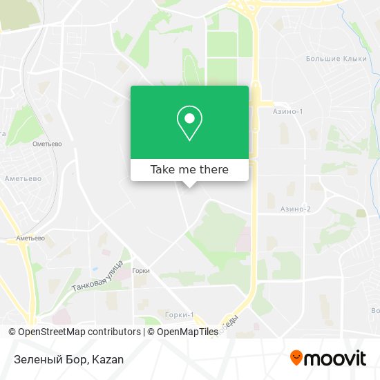 Зеленый Бор map
